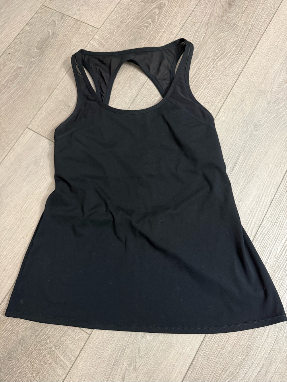 Fabletics Black Racerback Tank Top